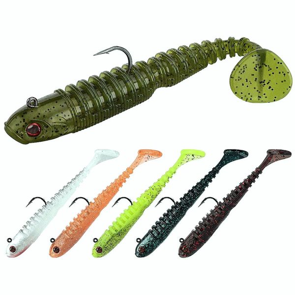 Fishing Grubs Paddle Tail Swimbait Fishing Lure - Image 3