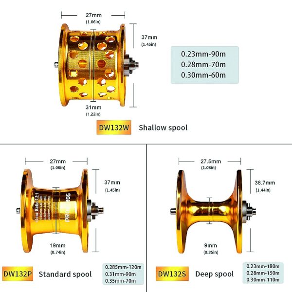 FISHINGHUB-7.2:1 Baitcast Reels laser Carbon cloth Colors Lure  3+1 Ball Bearings - Image 5