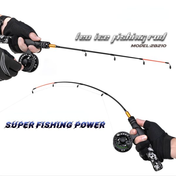 Ice Fishing Rod and Reel Combos Portable Ultralight  with full Kits - Image 4