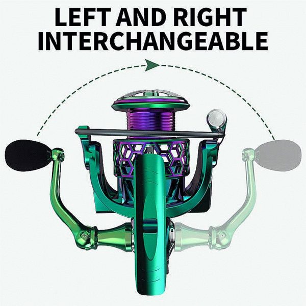 High Strength & Speed Multi-Color Fishing Reel - Image 7