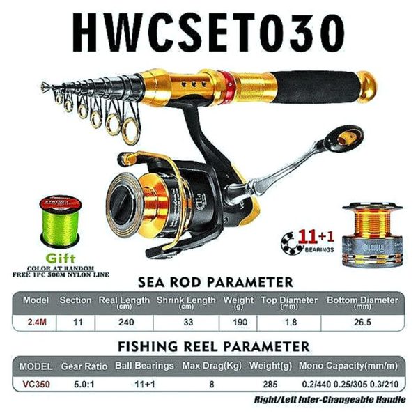 Fishing Rod And Reel Combo Set - Image 10