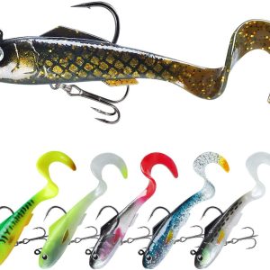 Curly Tail Swimbait Soft Bait Lures for Bass