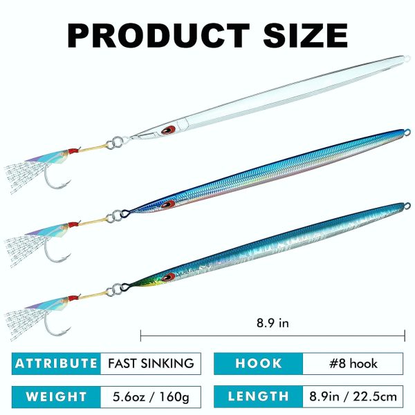 Saltwater Jigging Stick Bait 110g/160g - Image 6