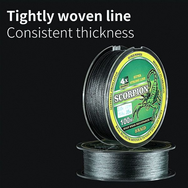 FISHINGHUB- PE Braided Fishing Line Multifulament  Fishing Line - Image 4
