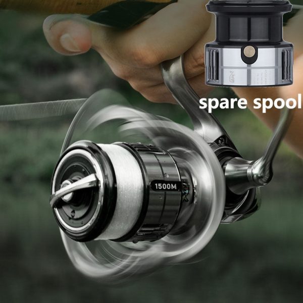 FISHINGHUB KINGSNAKE SPINNING REEL CARBON FIBER WATERPROOF BODY REEL - Image 2