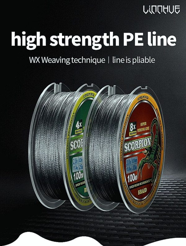 FISHINGHUB- PE Braided Fishing Line Multifulament  Fishing Line - Image 9