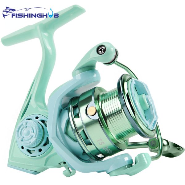 Ultra Light Spinning Reel with Double Handle, 5.2:1 Gear Ratio - Image 2