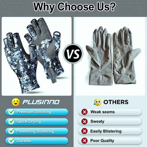 Seibertron SPSG2 Sun Protection fishing gloves - Image 6
