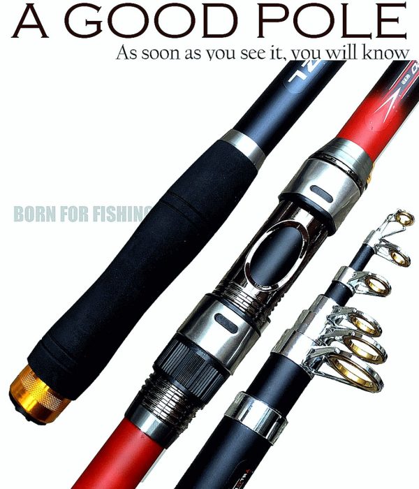 High Carbon Portable Telescopic Fishing Rod - Image 5