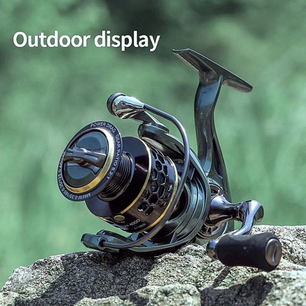 FISHINGHUB- Metal Deep Shallow Spool  Fishing Reels Coil Spinning Reel Fishing - Image 14