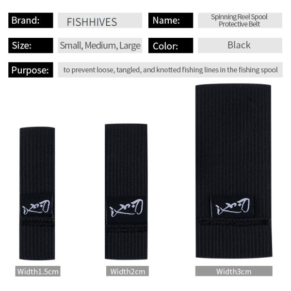 6PCS/Set Fishing Spinning Reel Spool Belt - Image 4