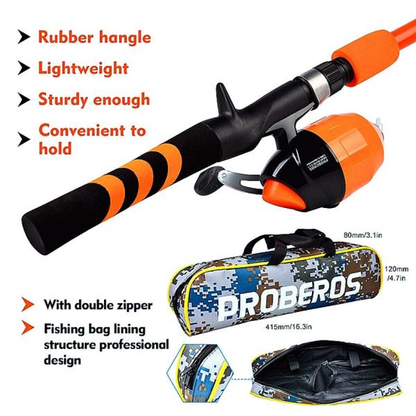 FISHINGHUB-Portable Telescopic Fishing Rod & Reel Kit for Children - Image 5