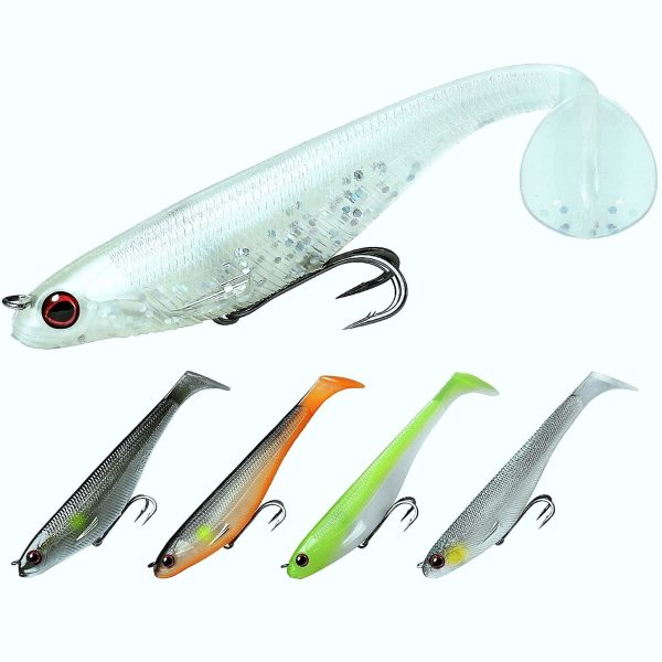 Shad Swimbait Paddle Tail Fishing Lure for Bass - Image 3