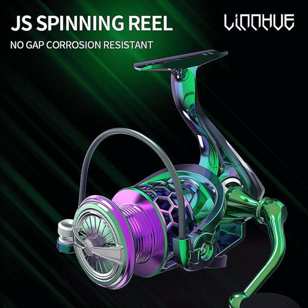 High Strength & Speed Multi-Color Fishing Reel - Image 3