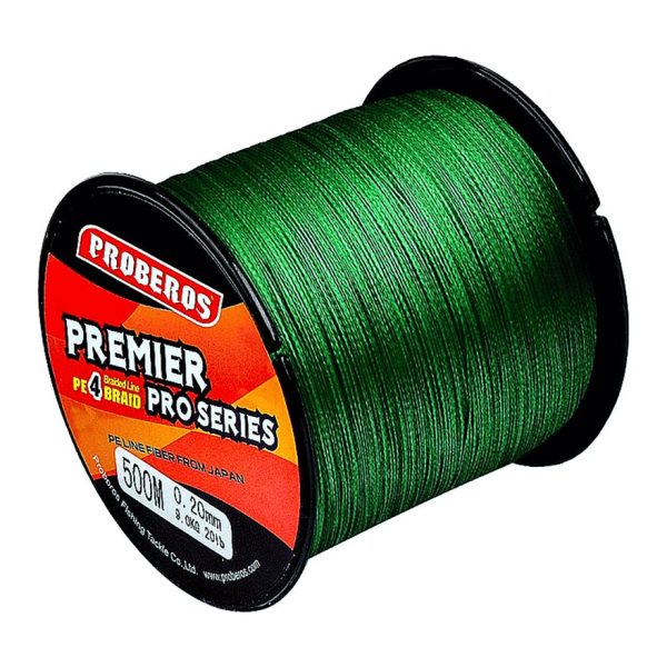 FISHINGHUB- 4 stand Multifilament PE Line Braided Fishing Line - Image 5