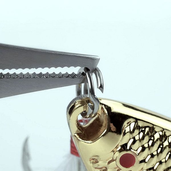 FISHINGHUB- Stainless Steel Multifunctional Fishing Pliers Tackle Grip Split Ring Pliers - Image 4