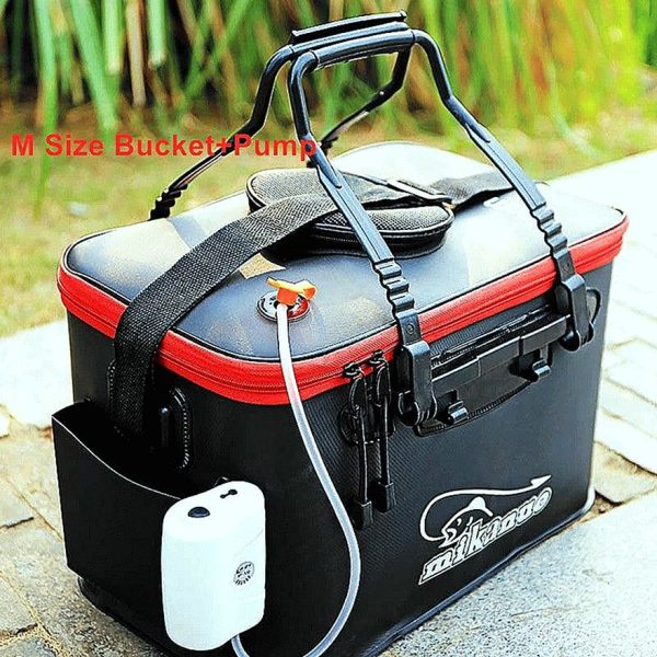 Foldable Waterproof Fishing Bucket-Live Fish Container - Image 11
