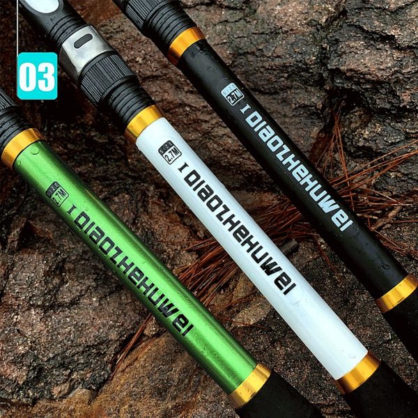 2.1M -3.6M  Hard FRP Carbon Fiber Telescopic Fishing Rod - Image 11
