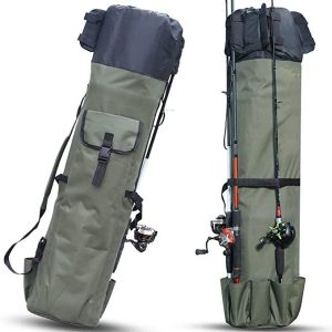 Fishing Rod Case Organizer Pole Storage Bag Fishing Rod and Reel Organizer for Travel