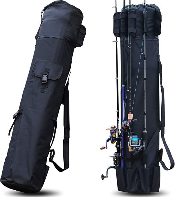 Fishing Rod Case Organizer Pole Storage Bag Fishing Rod and Reel Organizer for Travel - Image 3