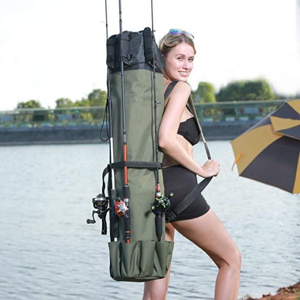Fishing Rod Case Organizer Pole Storage Bag Fishing Rod and Reel Organizer for Travel - Image 9