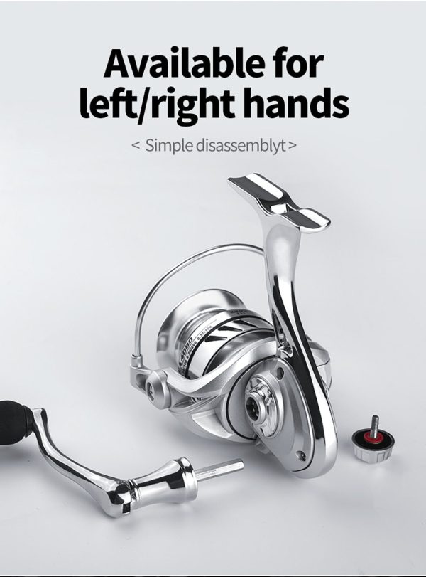 All Metal Body Handle Spool Reel Fishing Coil Spinning Reel Fishing - Image 11