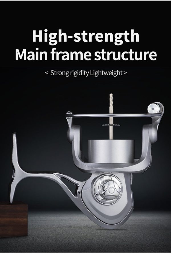 All Metal Body Handle Spool Reel Fishing Coil Spinning Reel Fishing - Image 7