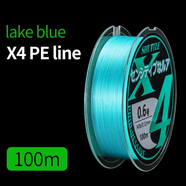 FISHINGHUB- PE Braided Fishing Line 4 Strands 100M 7 Color - Image 20