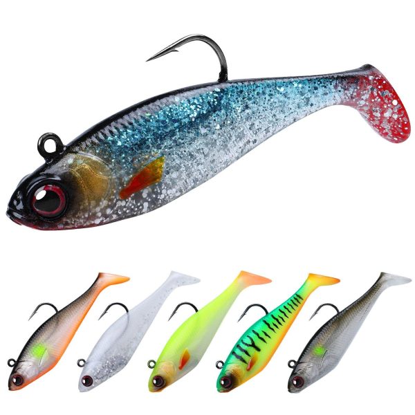 Jig Head Paddle Tail Swimbait Fishing Lure for Bass - Image 9