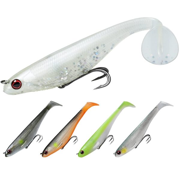 Shad Swimbait Paddle Tail Fishing Lure for Bass - Image 19