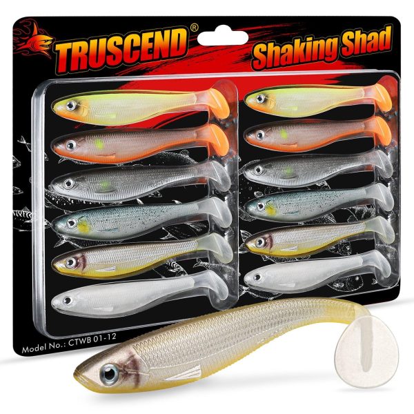 Shad Swimbait Paddle Tail Fishing Lure for Bass - Image 20