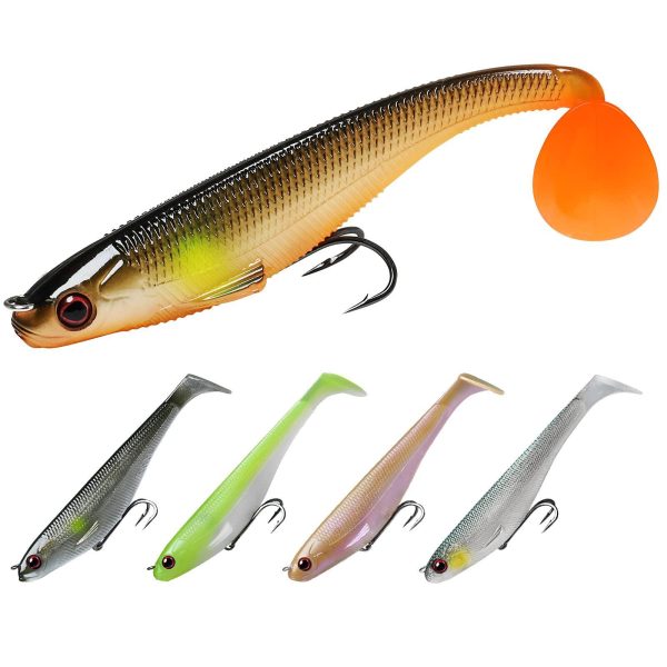 Shad Swimbait Paddle Tail Fishing Lure for Bass - Image 18