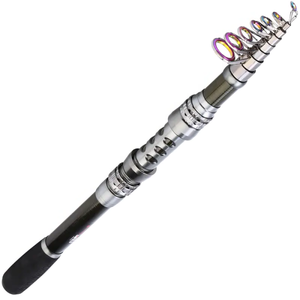 Spinning Fishing Rod Telescopic Fishing Pole Saltwater Freshwater Fishing Rod, 1.8-3.3m/70.87-129.92inches - Image 2