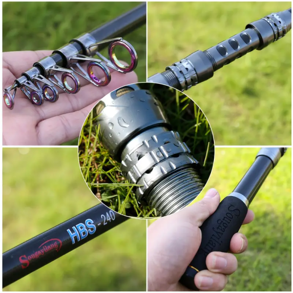 Spinning Fishing Rod Telescopic Fishing Pole Saltwater Freshwater Fishing Rod, 1.8-3.3m/70.87-129.92inches - Image 10