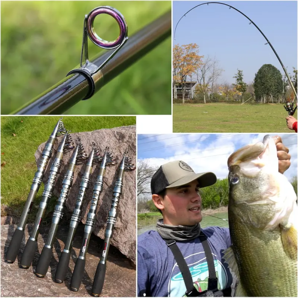 Spinning Fishing Rod Telescopic Fishing Pole Saltwater Freshwater Fishing Rod, 1.8-3.3m/70.87-129.92inches - Image 11