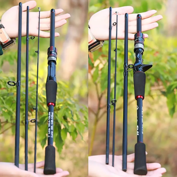 Ultralight Carbon Fishing Rod with EVA Handle - Perfect for Bass, Carp, Saltwater & Freshwater Fishing - Image 4